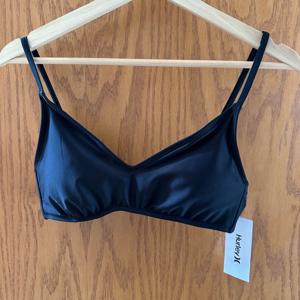 Hurley Women's Black Bikini Top